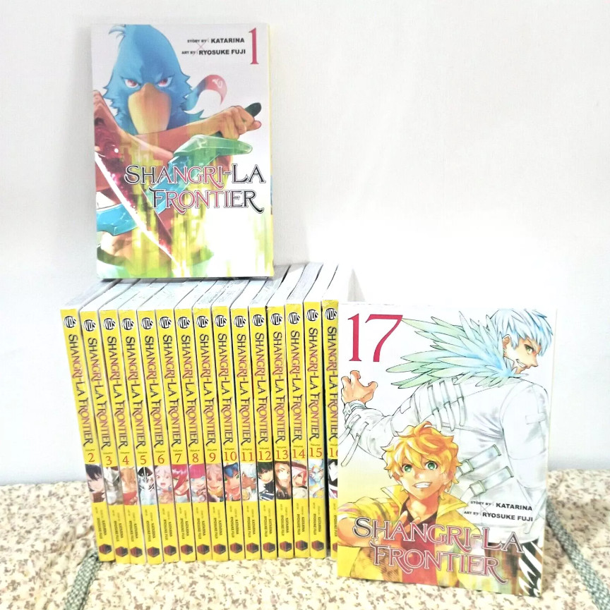 Shangri-La Frontier Manga Inglés Vol 1-17 Juego Completo Nuevo por Katarina DHL EXPRESS!