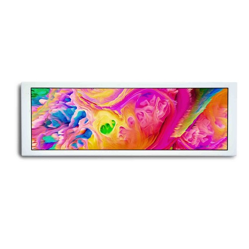 VSDISPLAY 14,5 pollici 2560x720 USB C Mini HDMI IPS LCD Monitor, Nero