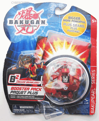 Bakugan WARIUS Red Pyrus Battle Brawlers NEW IN PACK Pop-Open Toy Figure w/Cards