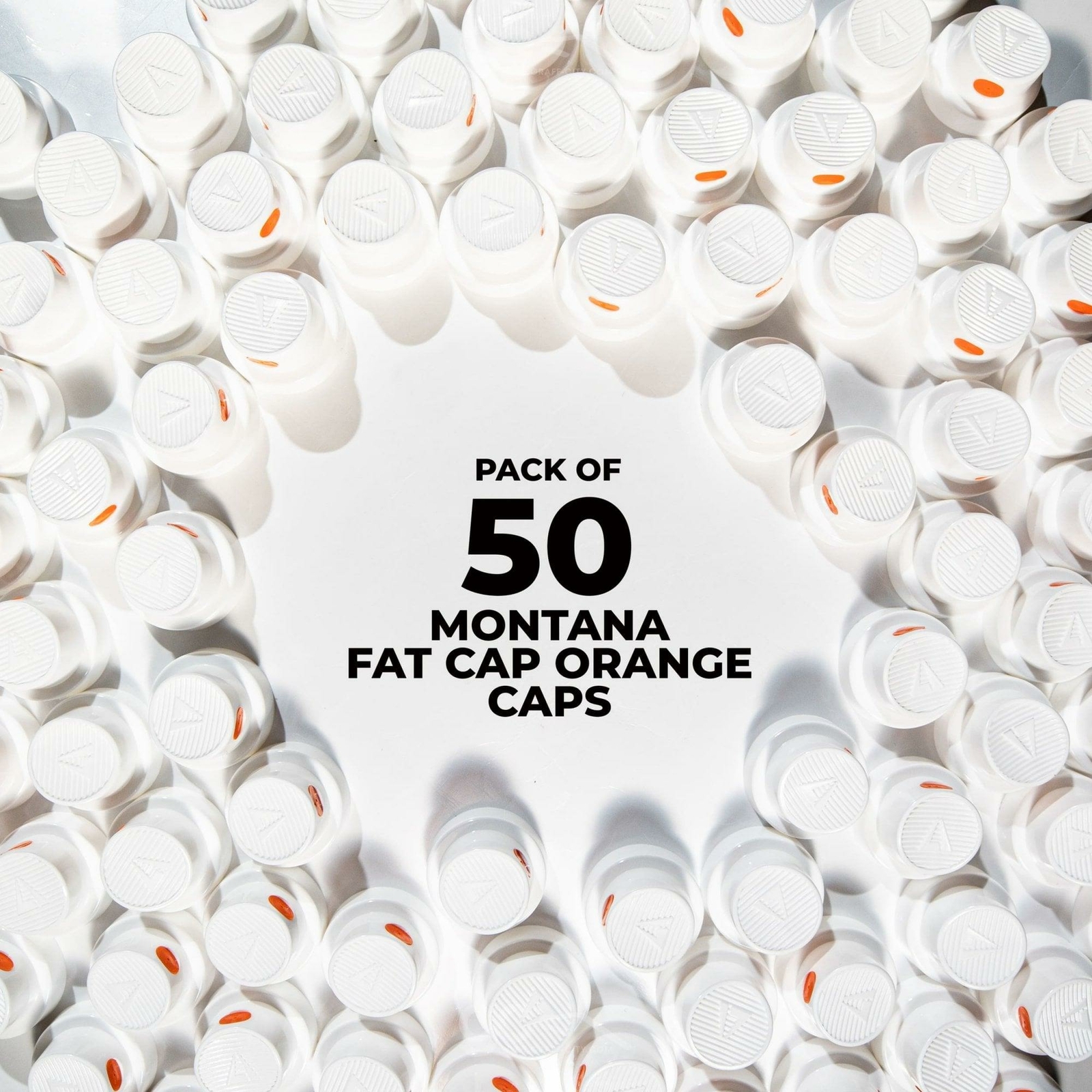 Montana Orange Dot Caps - 50 Pack