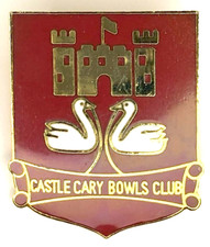 Castle Cary Bowls Club Enamel Pin Badge 2.8x2.4cm (L)