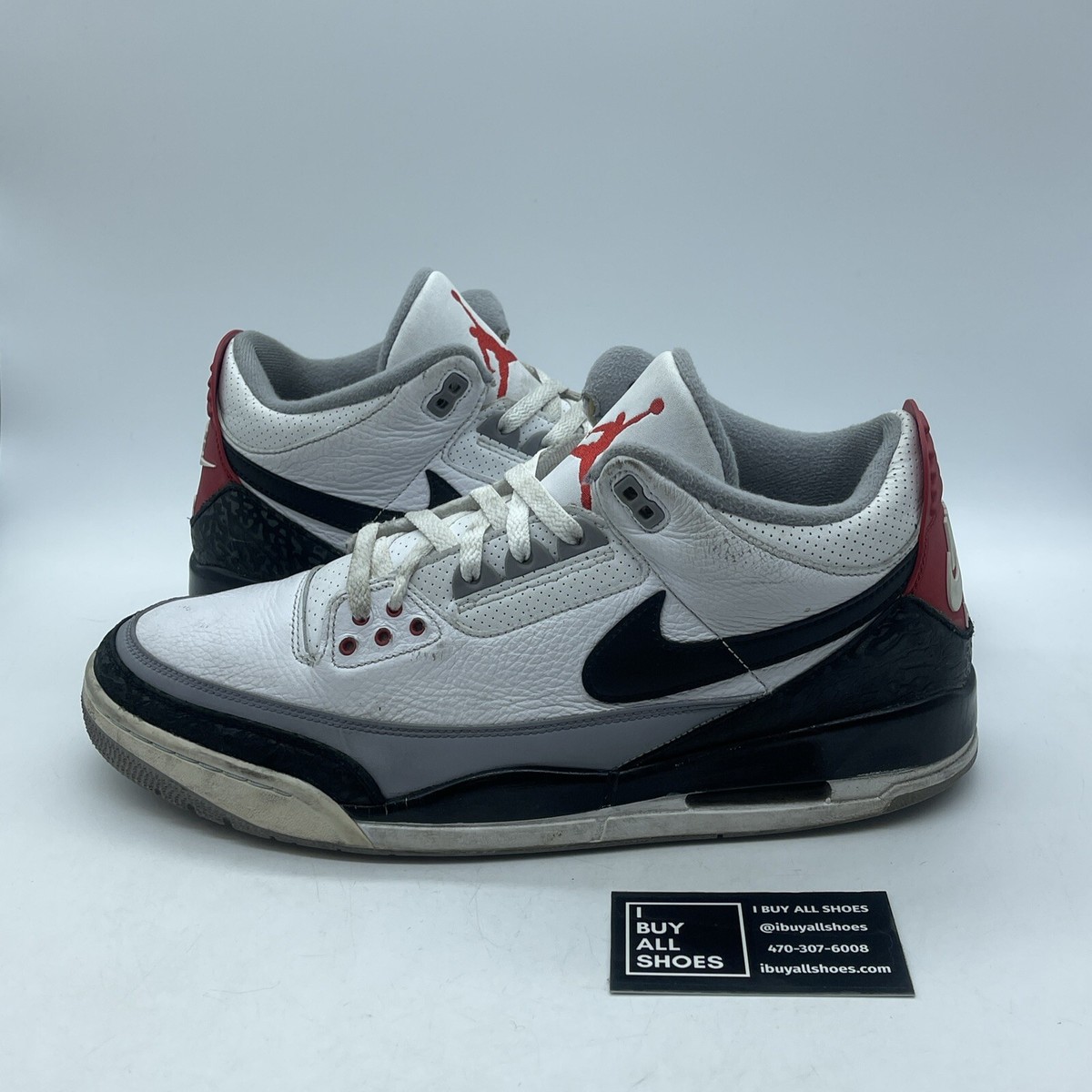 Size 14 - Jordan 3 Retro NRG Tinker 2018 White Black Suede Size 14 - Jordan 3 Retro NRG Tinker 2018 White Black Suede