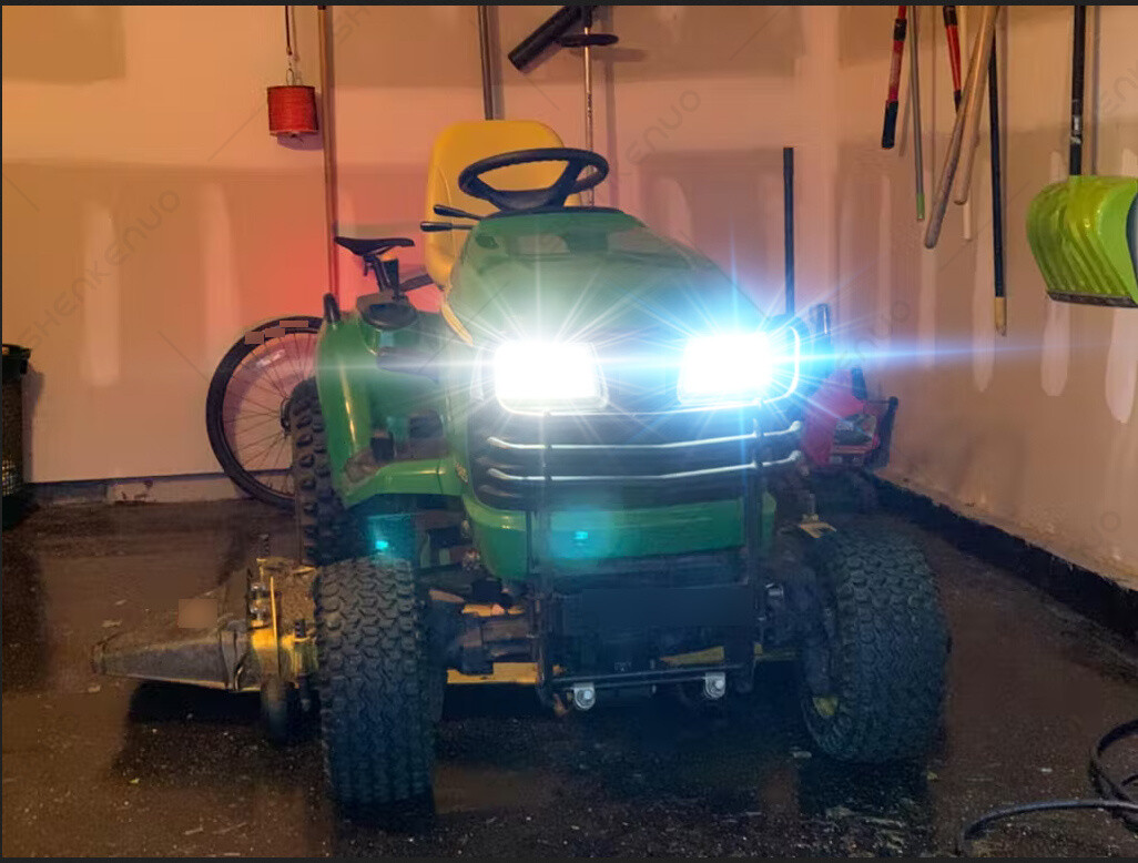 8000K LED light bulbs for Deere 1023E 1025R 2025R; JD 57M7166;Kubota