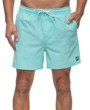 REEF Men's Marzo 4-way stretch Board Shorts 5" inseam Aruba Blue Small