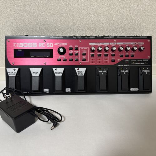 BOSS RC-50 Loop Station Guitar Effects Pedal Multi-effects High-Quality Used - Afbeelding 1 van 16