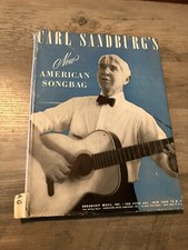 Carl Sandburg New American Songbag Book 1950