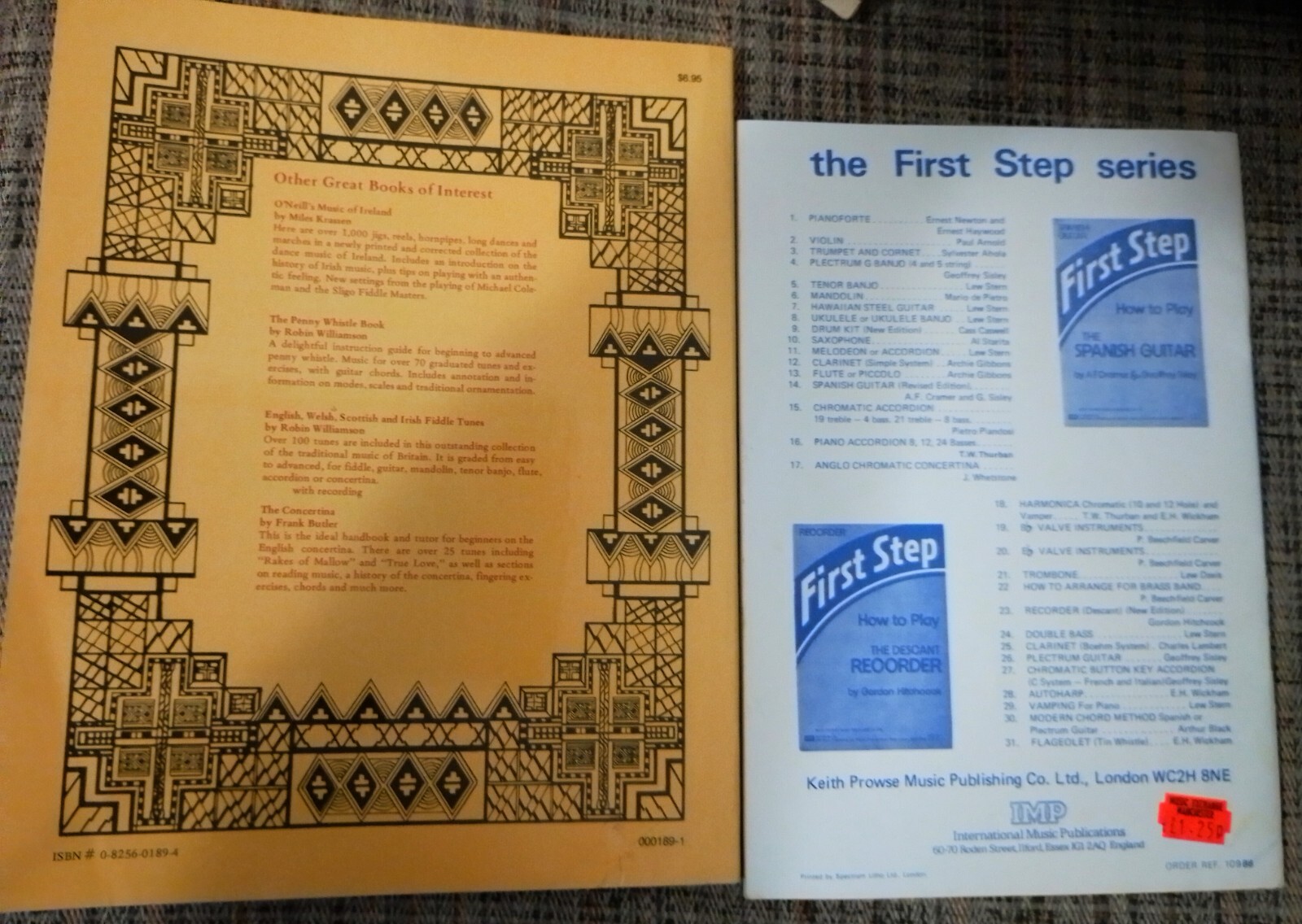 Concertina books English Concertina & How to Play the AngloChromatic