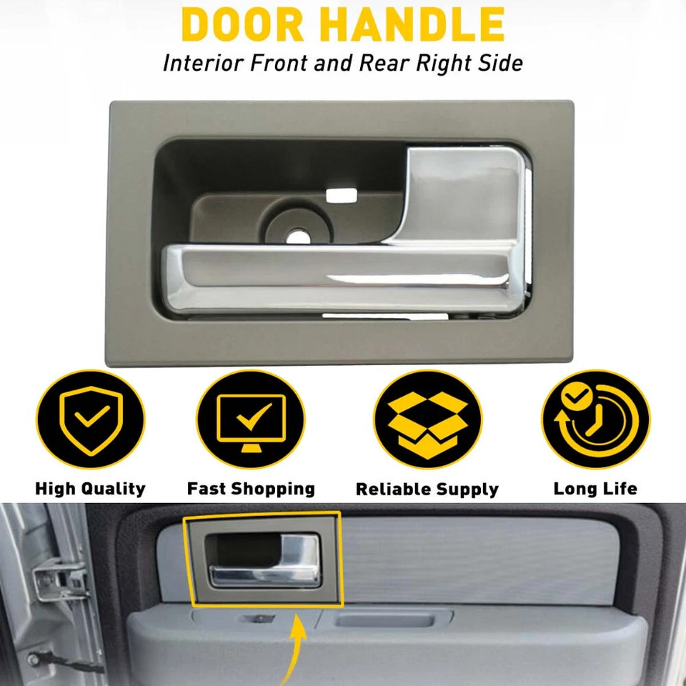 Manija interior interior de la puerta derecha lado del pasajero 90825 para Ford F1 H OEM Foto 2 de 4