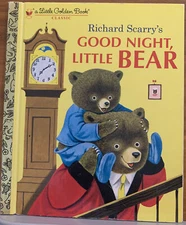 Good Night, Little Bear Little Golden Book Hardcover Patsy Scarry Bedtime Story