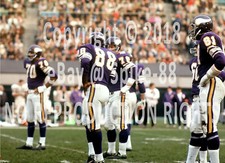 CARL ELLER, ALAN PAGE, JIM MARSHALL, PAUL DICKSON MINNESOTA VIKINGS 1969