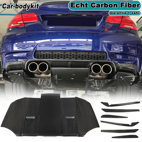 Difusor trasero de carbono suelo aletas alerón labio para BMW E92 E93 M3 2009-2013 - Imagen 1 de 11