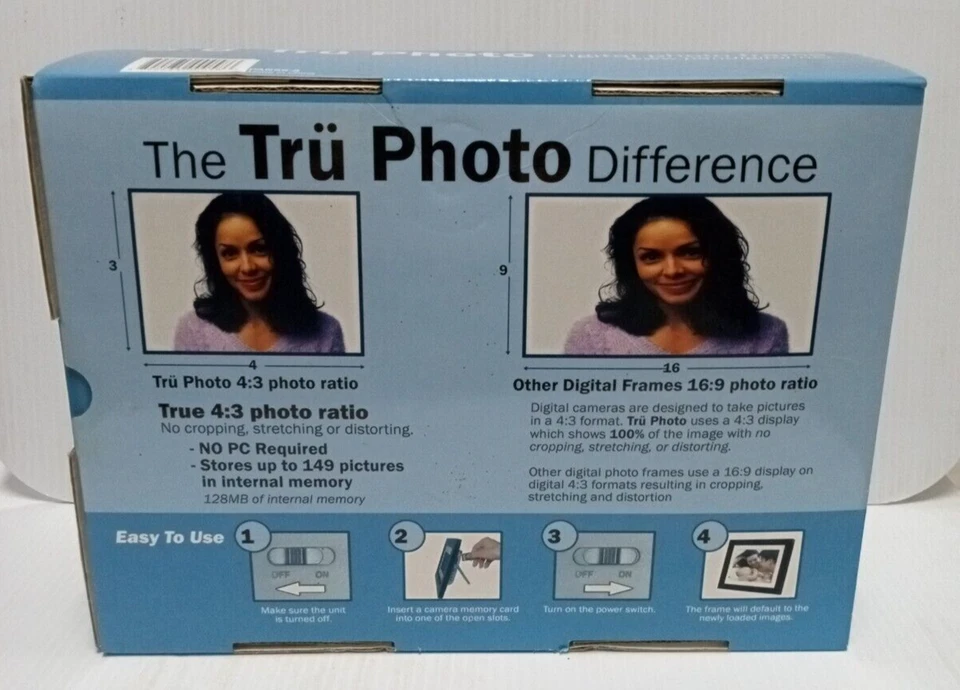 NIB 5.6” Tru Photo Digital Photo Frame Pandigital (FC 204/2 D 1063) - Image 2 of 4