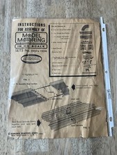 1960 Aurora Model Motoring Instruction Assembly Guide Booklet Sets 1503,1504 HO