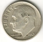 USA - 1963D - Dime - Roosevelt Silver - Low Mintage - #12977RG