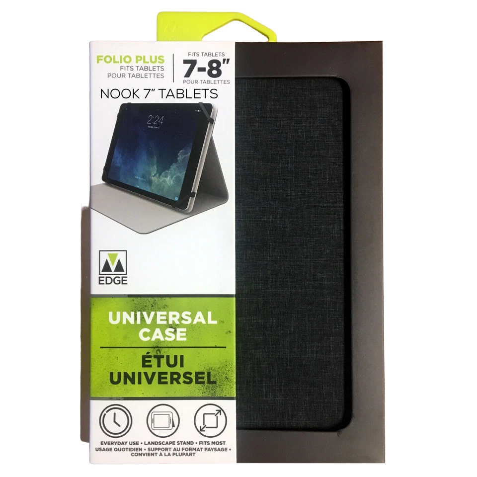 Grey Protector Folio Case Cover For Nook HD 7” and Nook Color BNTV250 BNRV200 - Image 4 of 4