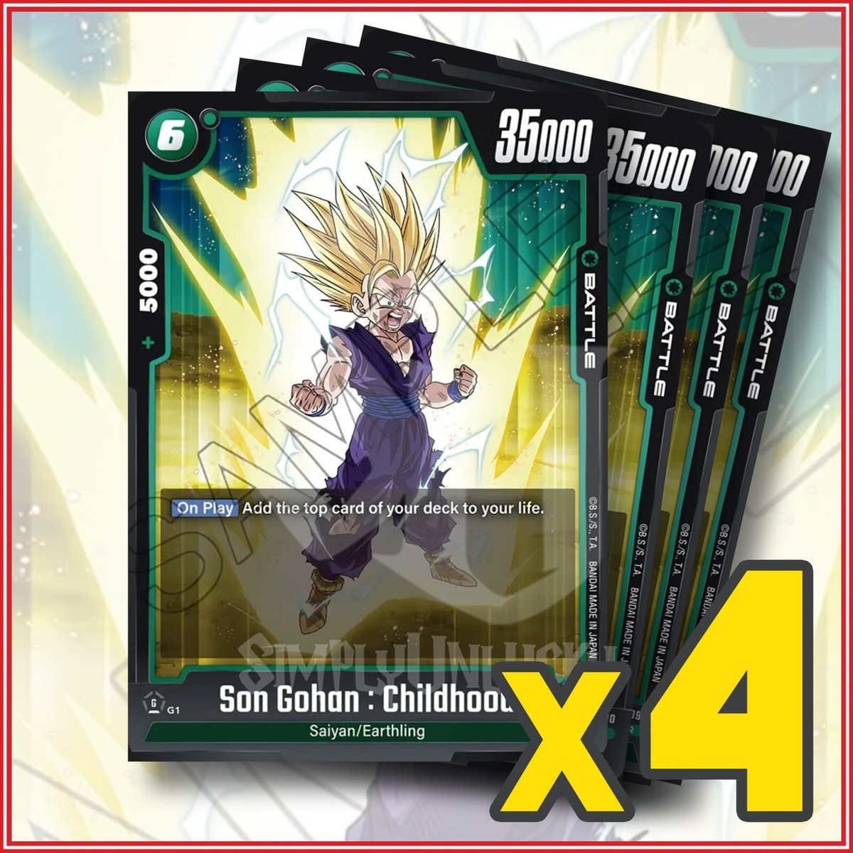 DRAGON BALL SUPER FUSION WORLD: Son Gohan Awakened Pulse DRAGON BALL SUPER FUSION WORLD: Son Gohan Awakened Pulse