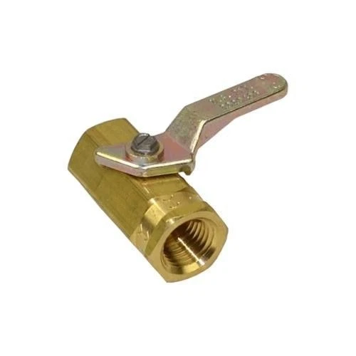 SPECIALITY MANUFACTURING CORP. 1/4 Female NPT x 1/4 Female NPT Mini Brass Ball Valve 500 Psi Made in USA
