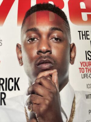 Kendrick Lamar Postcard Rap Vibe Magazine Art Card