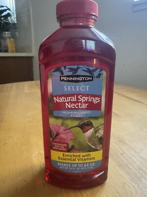Pennington Natural Springs Hummingbird Food, Liquid Concentrate Nectar 16 oz