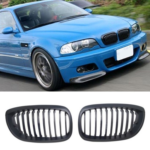 Front Kidney Grille Grill For BMW E46 325CI 330CI LCI 200306 Couple