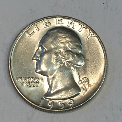 1959 Washington Quarter - Original Uncirculated - High Quality Scans # ...