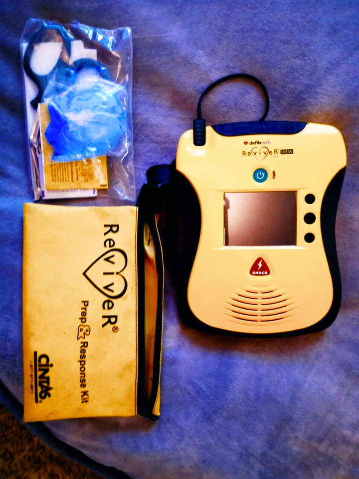 Defibtech ReviveR View AED Defibrillator with Battery (01/2027) & Pads