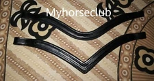 Replacement T HIGH QUALITY GENUINE EMPTY CHANNEL BLACK,BROWN LEATHER BROWBAND