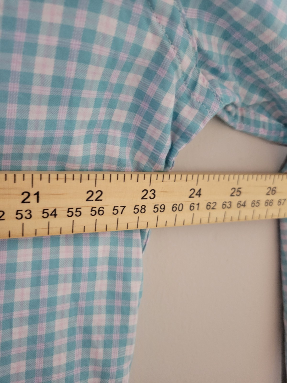 Collared Greens Gingham Button Down Shirt Mens XX… - image 7