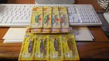 8 packs Vintage northland forage minnow Macho Minnow spoons 3 colors