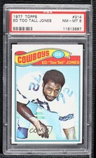 1977 Topps Ed Too Tall Jones #314 PSA 8 4hj