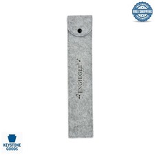 Gray Felt Recorder Flute Gift Case Durable, Reusable, Modern Design