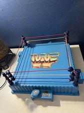 Official Wrestling Ring WWE WWF 1990 Hasbro Action Figure Playset Vintage