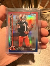 Topps 2024 Chrome Ja'Marr Chase Red Cincinnati Bengals #58 Football Card