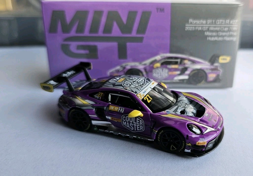 MINI GT - PORSCHE 911 GT3 R #27 2023 FIA GT WORLD CUP MACAU GP HUB