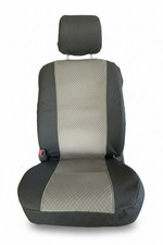 High Back Pickup Bucket Seat Covers Wheadrests 2 Tone Twill
