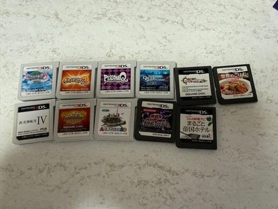 Nintendo DS 3DS Game Lot 11 Titles Pokemon Dragon Quest Chrono Trigger 3010AK