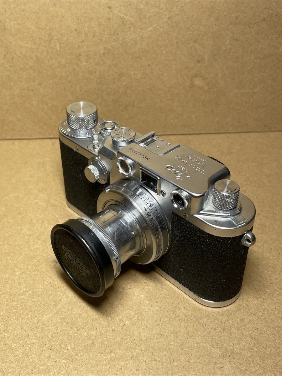 Leica IIIc 1949 + 50mm f/2 Summitar Lens Vintage 35mm Camera