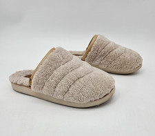 OLUKAI PUPU MUA TAPA Slippers Women's Size 9 20476 Sheepskin Slip On Slides