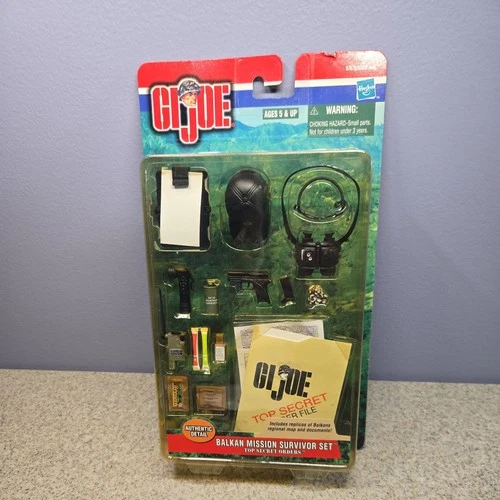 2000 Hasbro G.I. Joe Top Secret Orders Balkan Mission Survivor Set MOC