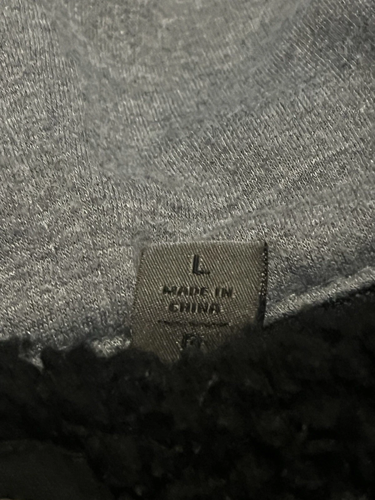 Levi Strauss & Co. Mens Hooded Full Zip Jacket Black Gray Canvas Size L - product detail image 4