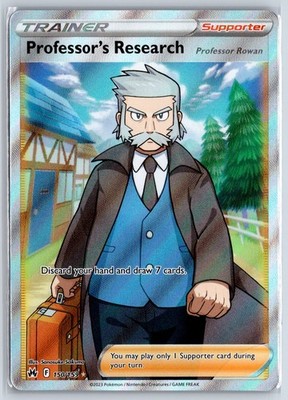 Professor's Research 150/159 Zenit der Könige englisch Pokemon Karten NM