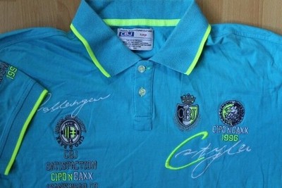 Cippo&Baxx Poloshirt L türkis Gut #U3288