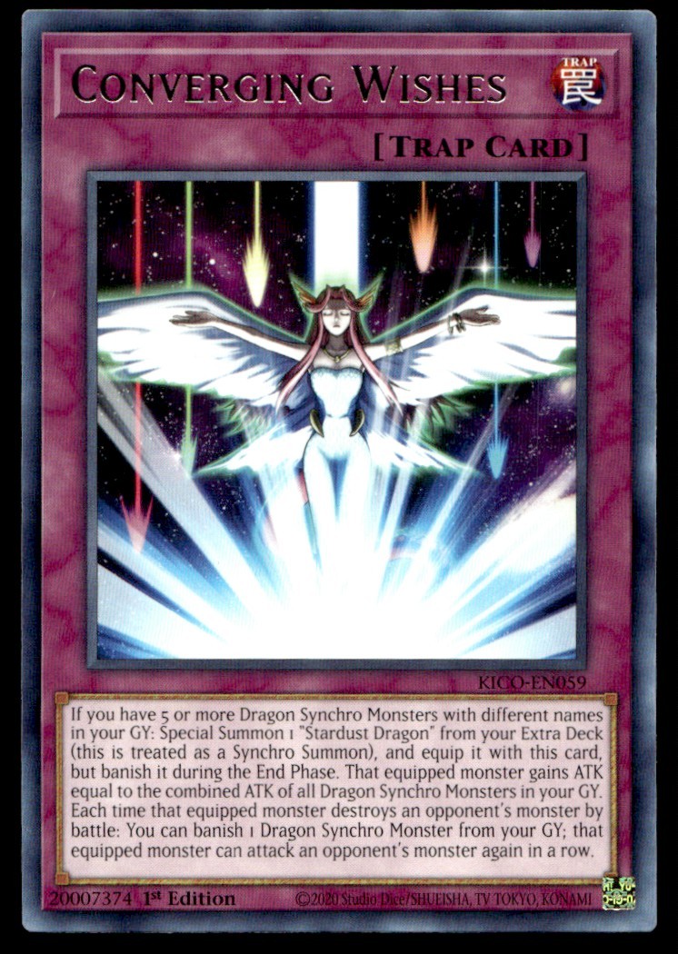 Converging Wishes King's Court KICO-EN059 MP YuGiOh TCG