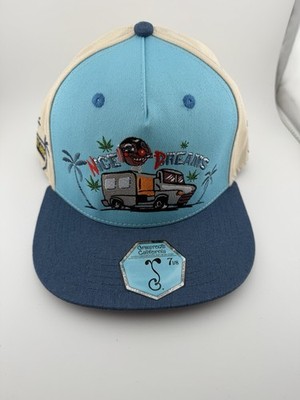 Grassroots California Nice Dreams Cheech And Chong Fitted Hat 7 1/8  New