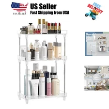 Multi-Functional Plastic Shelf, 3-Tier, Anti-Slip, Easy Assembly, 30cm x 30cm...