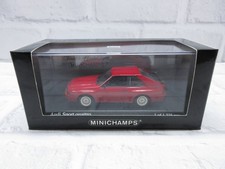 Mini car 1/43 Minichamps Audi Sport Quattro 1984 Red model car Age14+