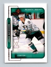 1999-00 Upper Deck MVP Johan Davidsson Anaheim Mighty Ducks #10