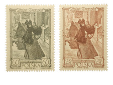 POLSKA Fi 1205-1206 ** 1962 Dzień znaczka