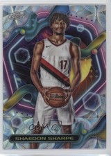 2023-24 Topps Cosmic Chrome Nucleus Refractor Shaedon Sharpe #103 12po