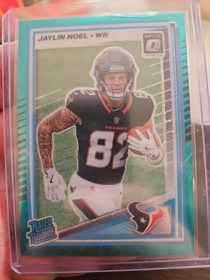Panini 2023 Donruss Optic Jaylin Noel Aqua Laser Prizm #324 Houston Texans